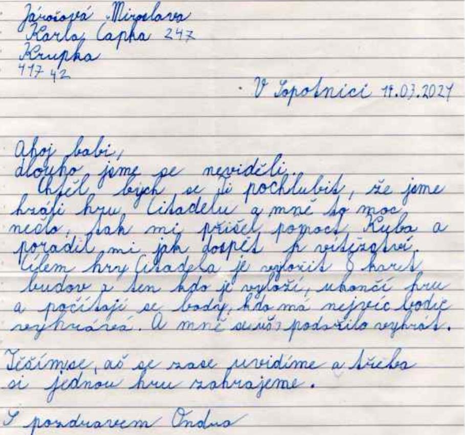 Distanční výuka ve třetí třídě 19. 3. - 44