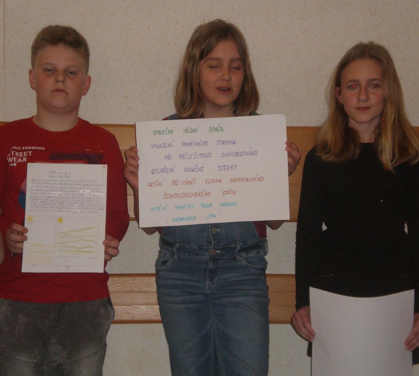 Prezentace projektového záměru 5. třídy - 10