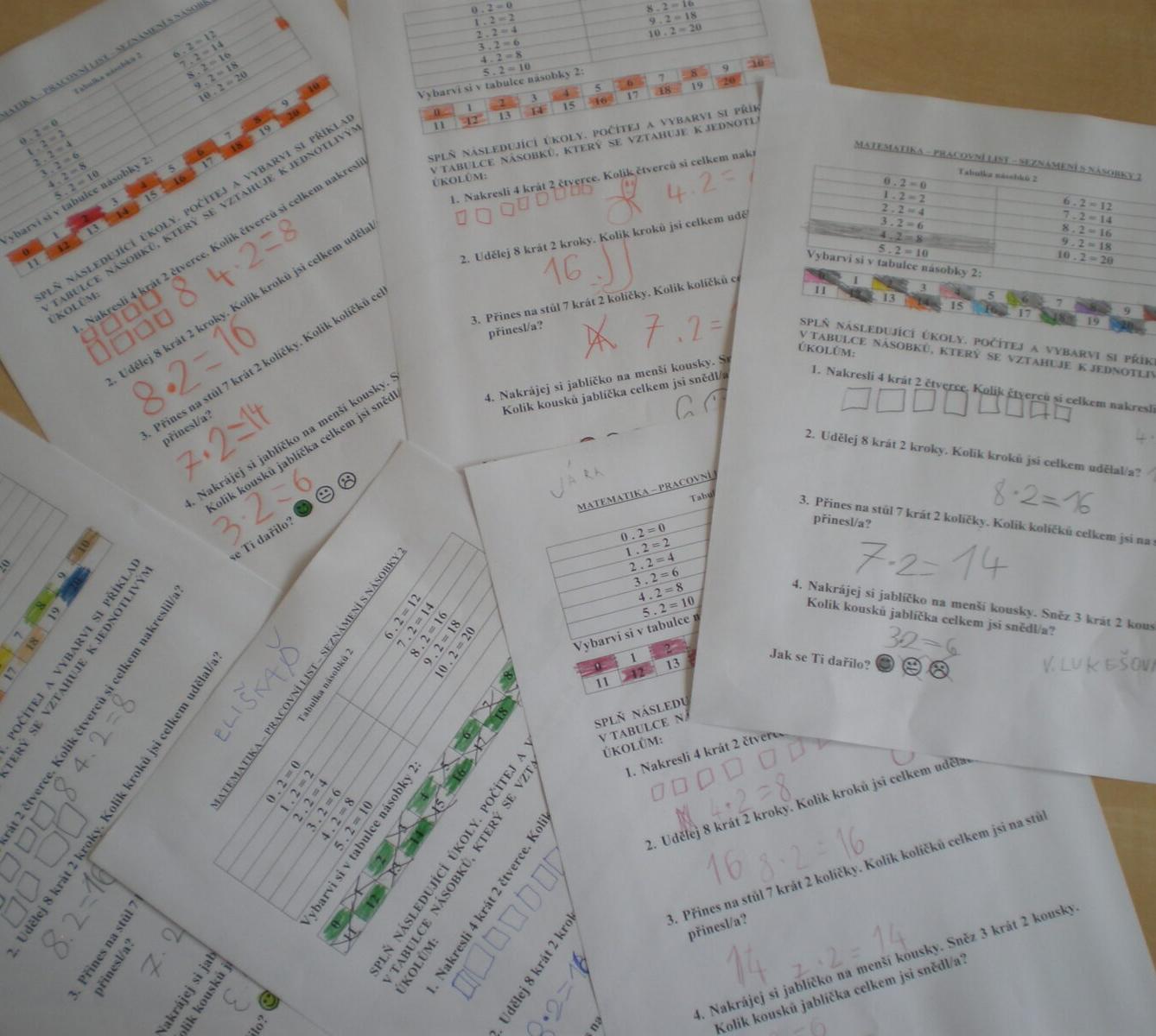 Výstupy druháčků z domácího i školního učení 2. 6. - 18