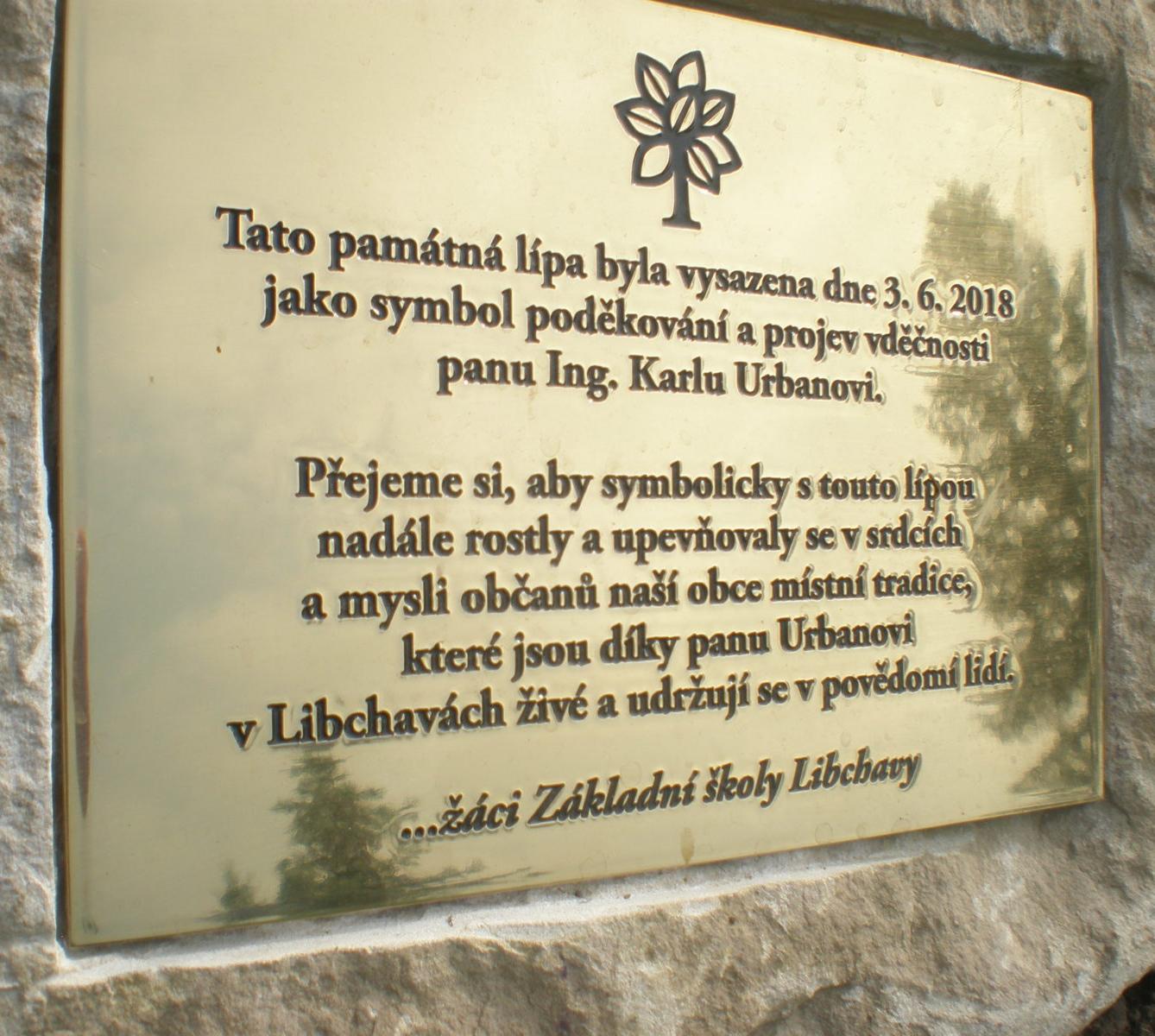 Slavnostní zasazení památné lípy - 1