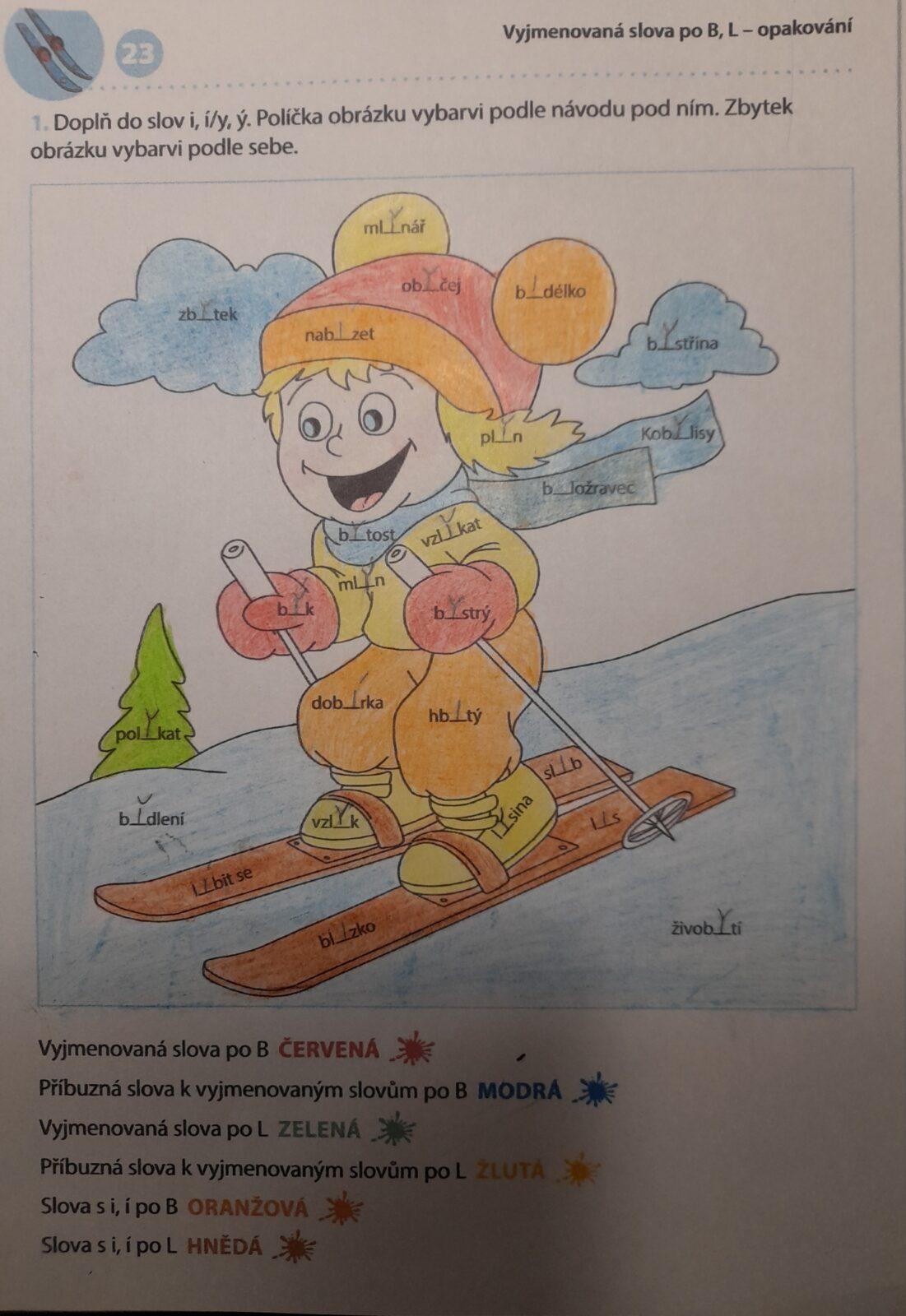 Distanční výuka ve třetí třídě 28. 1. - 24