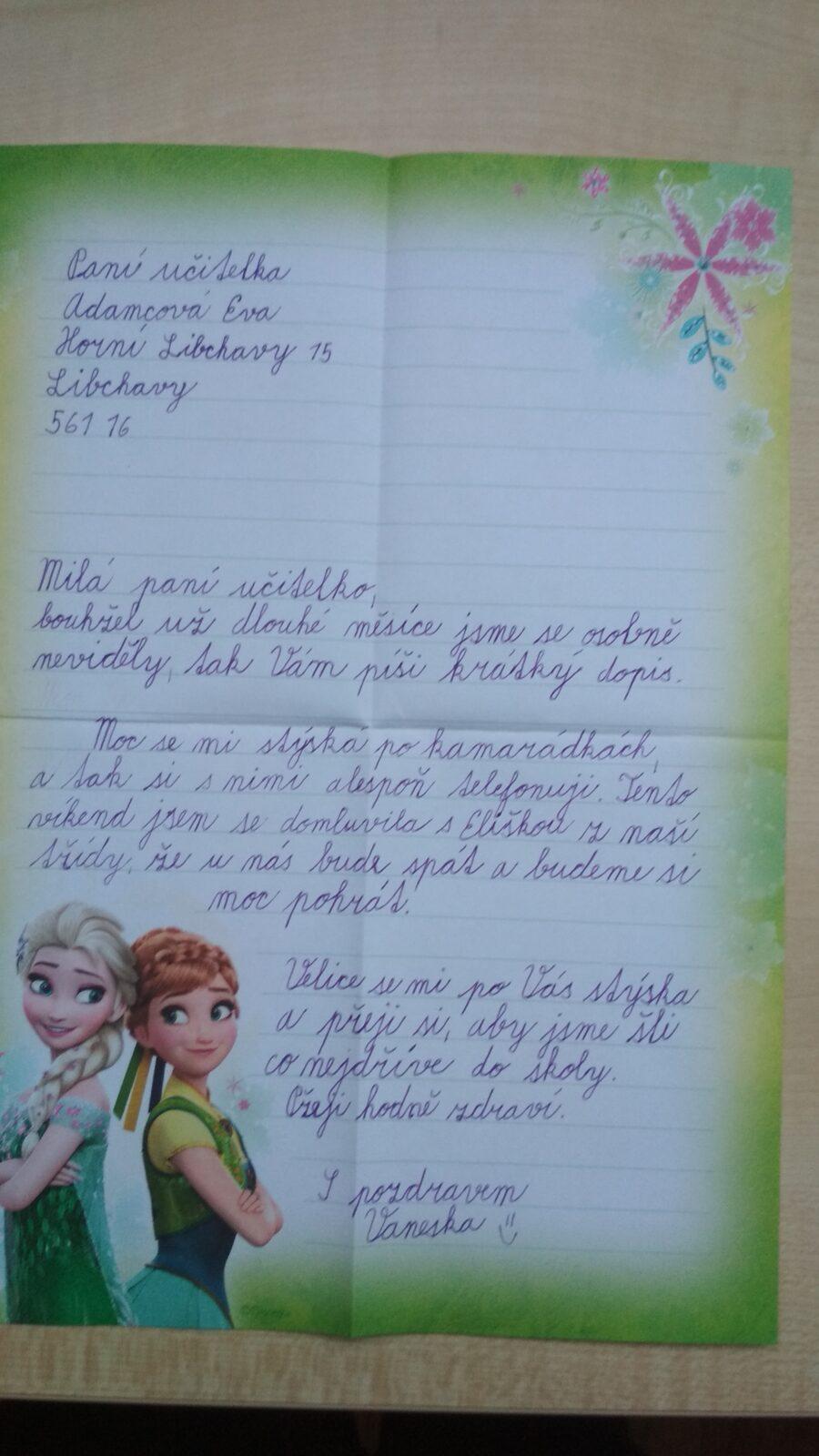 Distanční výuka ve třetí třídě 19. 3. - 52