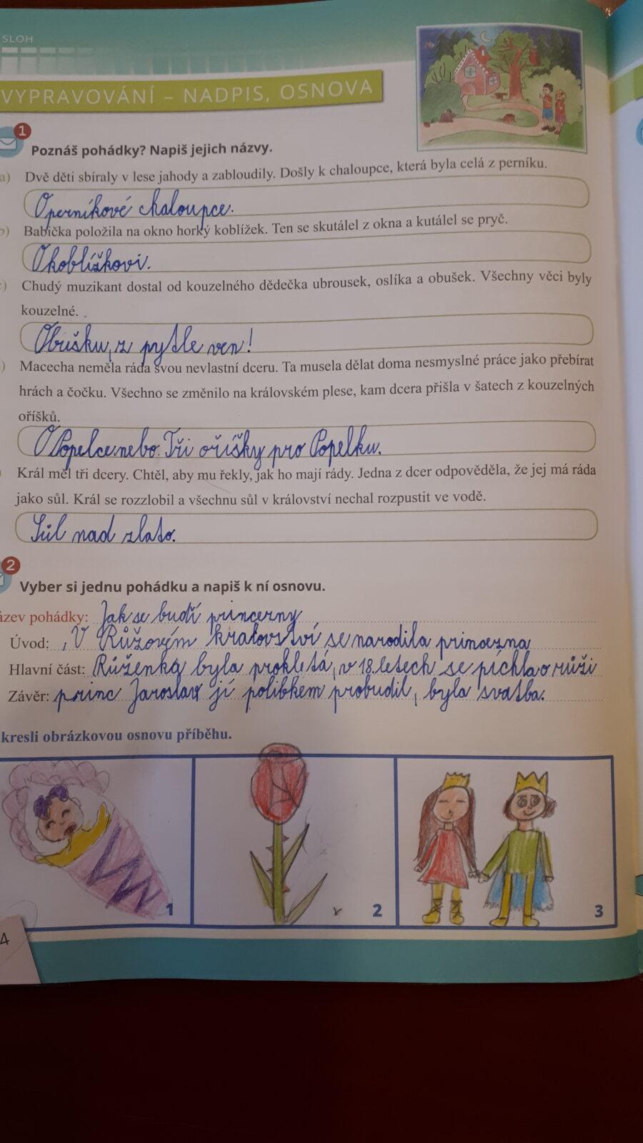 Distanční výuka ve třetí třídě 13. 11. - 53