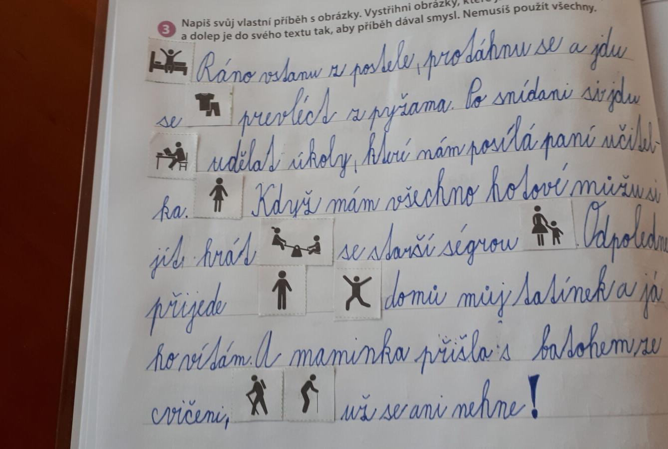 Distanční výuka ve třetí třídě 23. 10. - 49