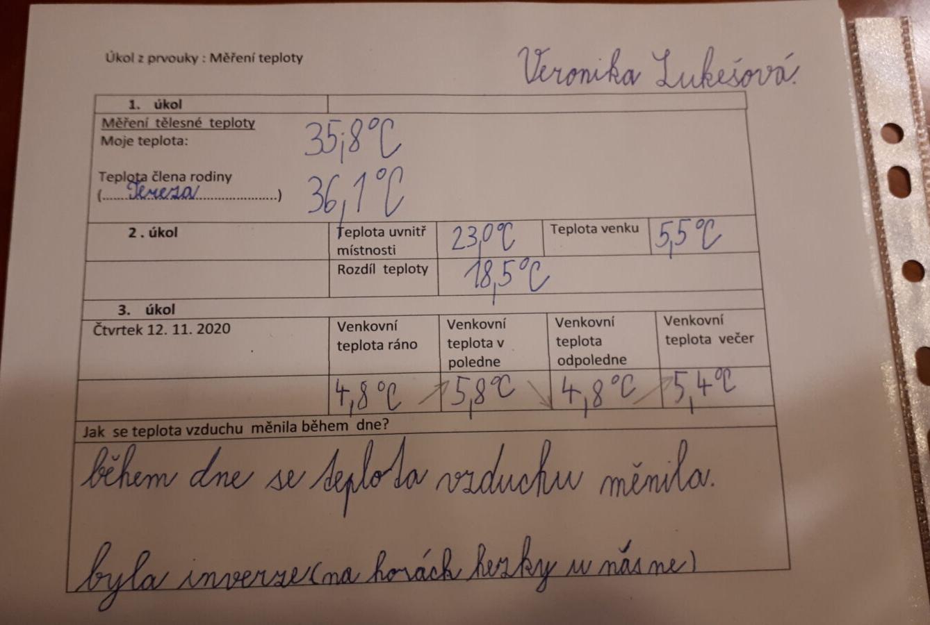 Distanční výuka ve třetí třídě 13. 11. - 54