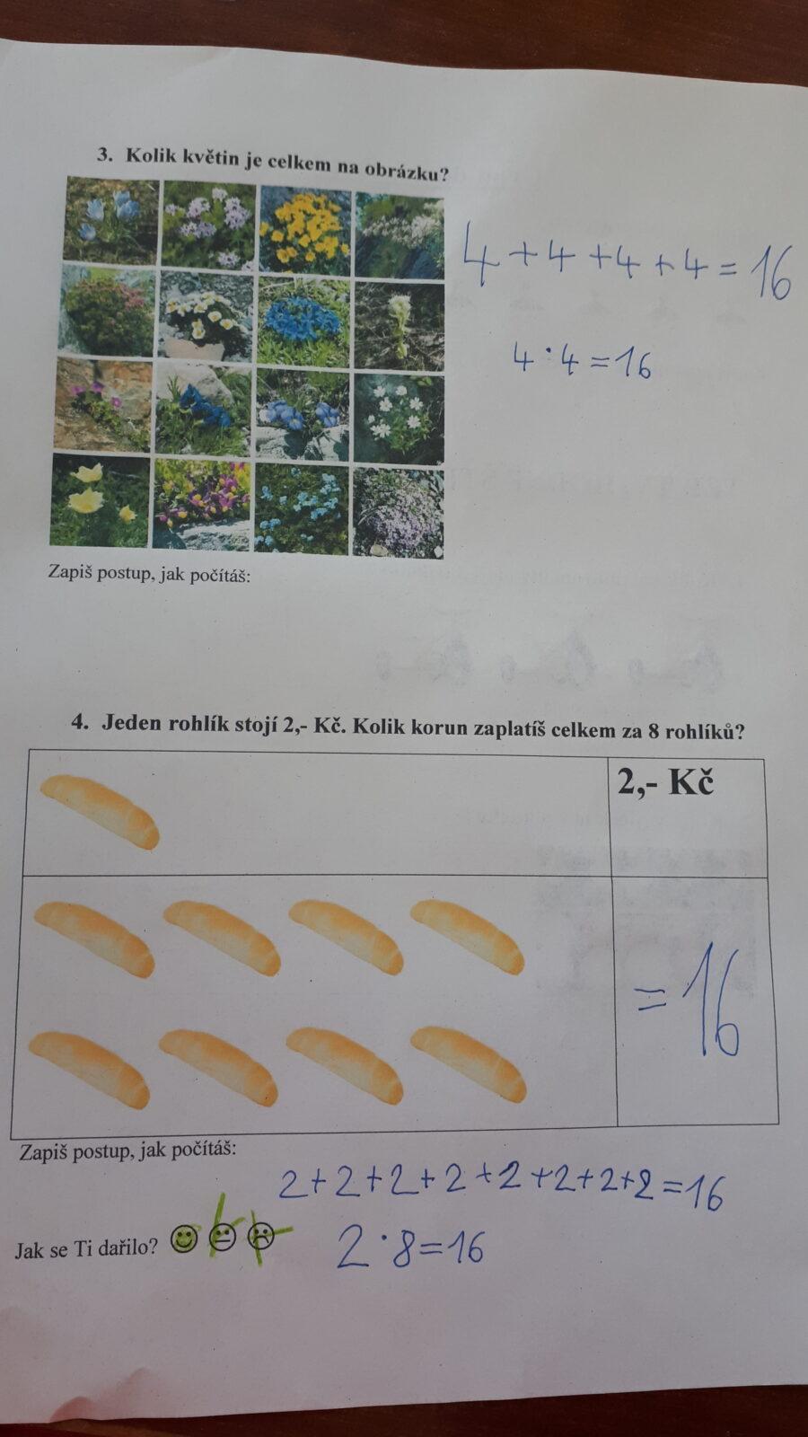 Výstupy druháčků z domácího učení 21. 5. - 31