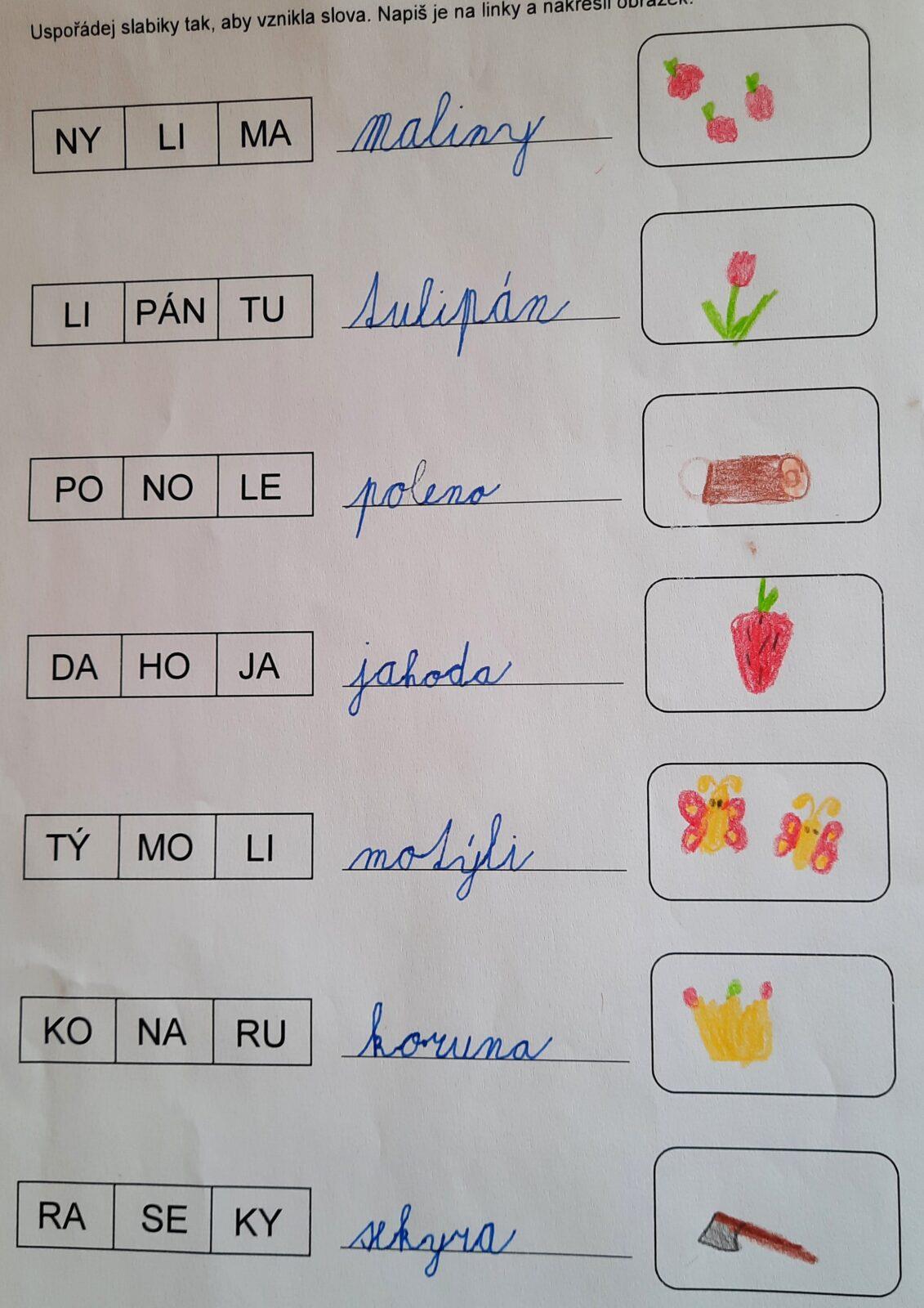 28. 3. Distanční výuka u prvňáčků - 23