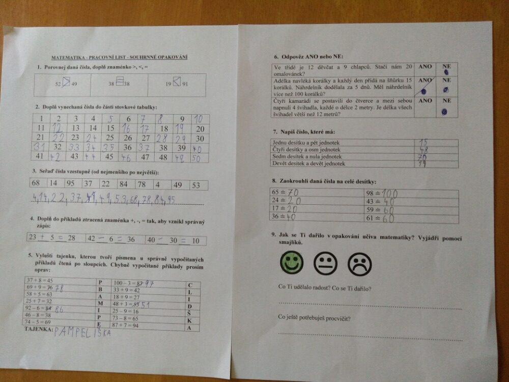Výstupy druháčků z domácího učení 21. 5. - 34
