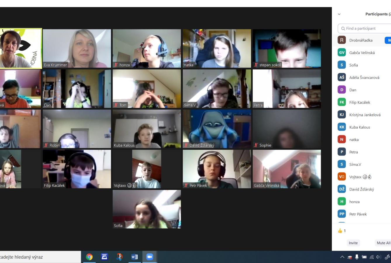 Online hodina přírodovědy jinak - 1