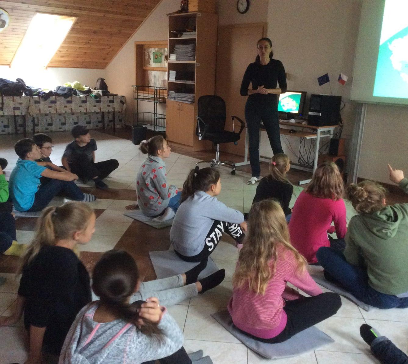 Adaptační pobyt 6.třídy - První den - 6