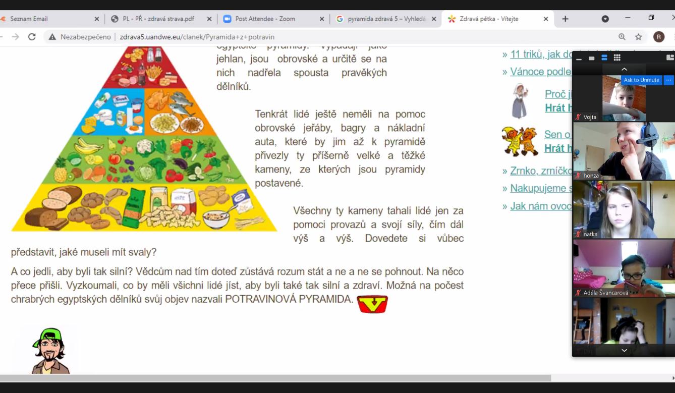 Online hodina přírodovědy jinak - 3