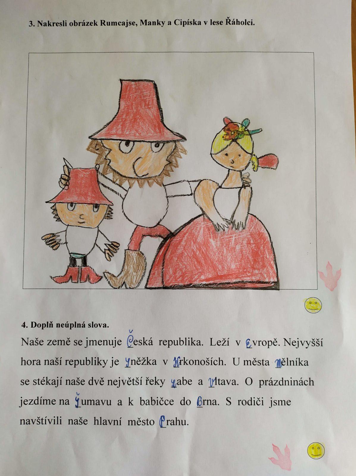 Domácí učení třeťáčků 8. 4. - 16