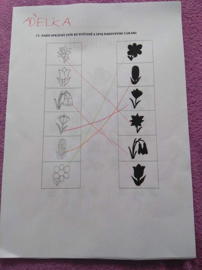 Distanční výuka v MŠ Kamarád (Jaro přišlo do vsi - předškoláci) :-) - 60